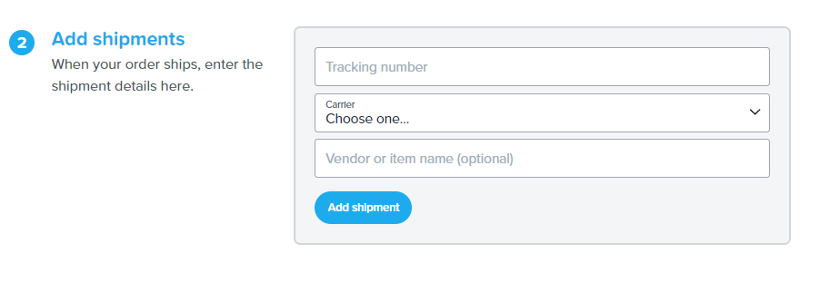 Add Tracking Package Preregistration